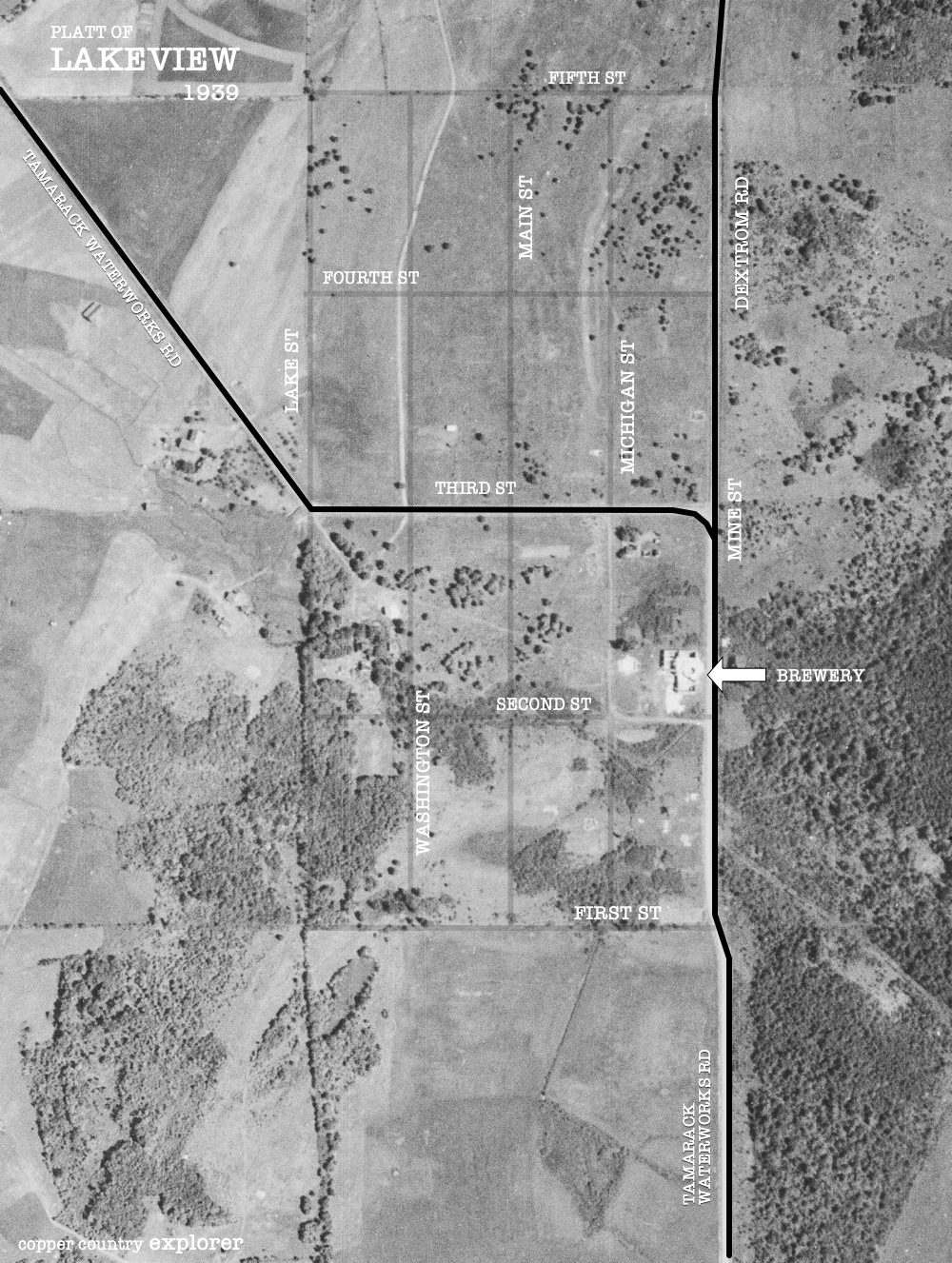 Lakeview in 1939 Lakeview in 1939